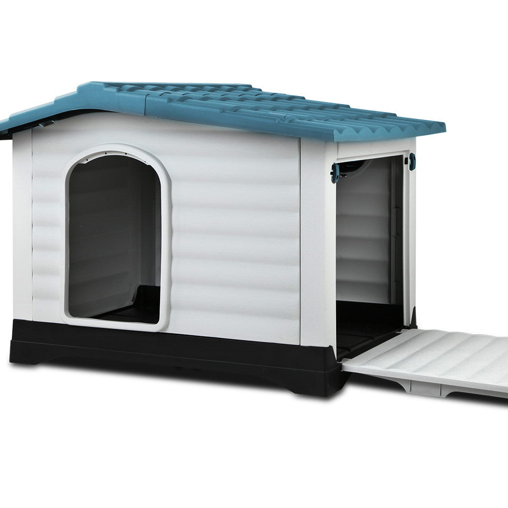 NNEDSZ Weatherproof Pet Kennel - Blue