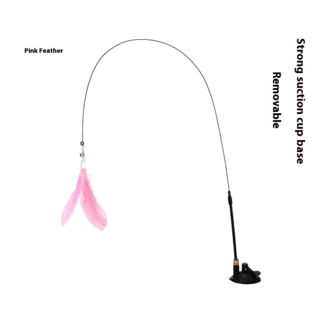 Saugnapf-Katzenspielzeug mit Glöckchen