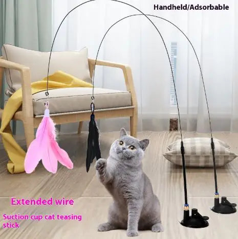 Spielzeug-Katzenspielzeug-Stick