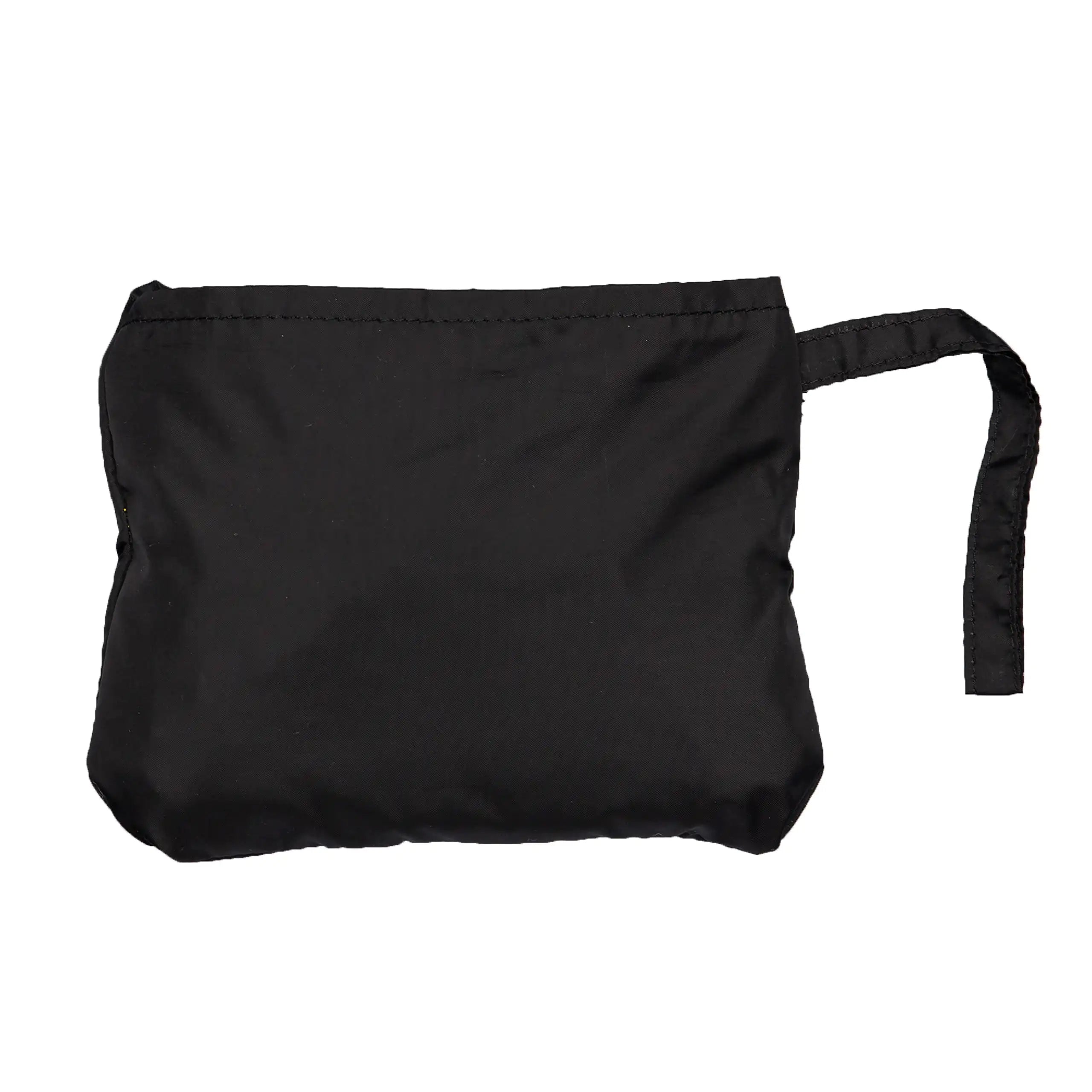 Schwarzer, zusammenfaltbarer Regenmantel für Hunde